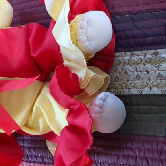 CABBAGE PATCH* inspired doll in fun homemade clown costume w/ Canadian flag pin - Picture 4 of 9
